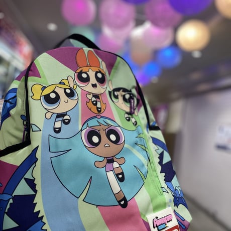 限定 SPRAYGROUND パワーパフガールズ DLX バックパック Save The Ocean モンスターシャーク