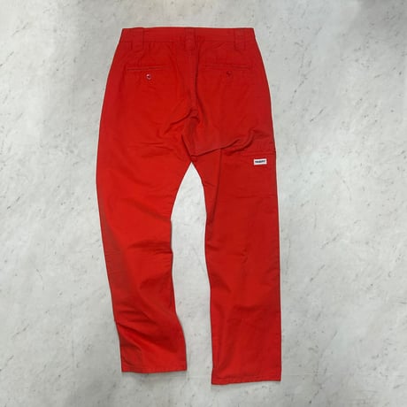 米国発 Lil Wayne TRUKFIT トラックフィット Twill Trouser Pants ツイル トラウザーパンツ 赤 (JNS191)