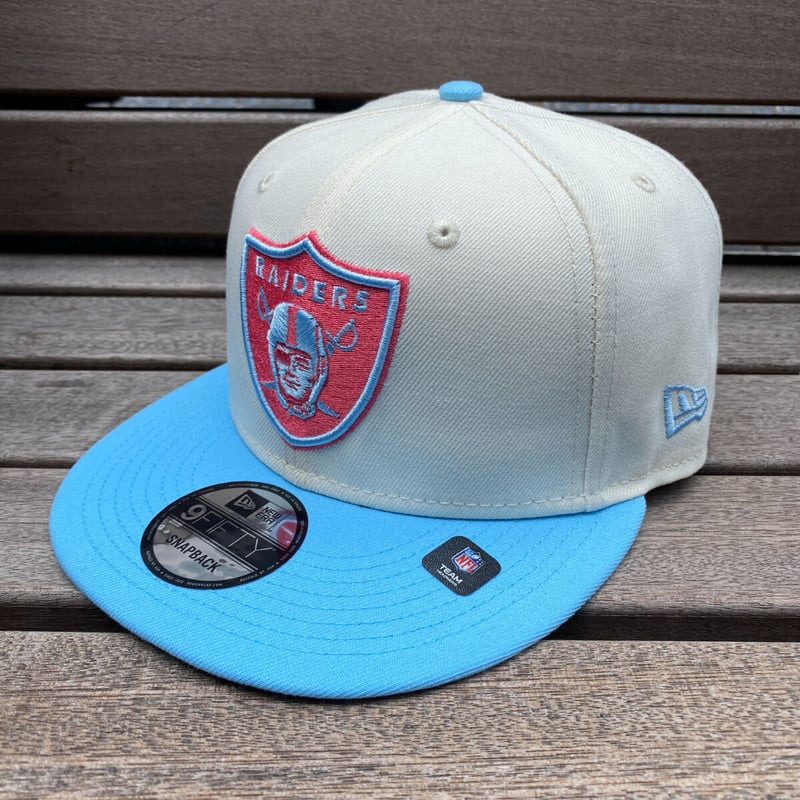 9FIFTY ニューエラ NFL ラスベガス レイダース LV RAIDERS バイカラー W