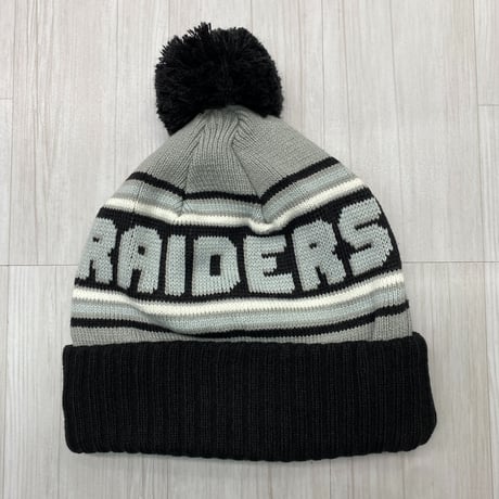 NEWERA ニューエラ NFL ラスベガス Raiders レイダース ニット帽 ポンポン付 ニットキャップ