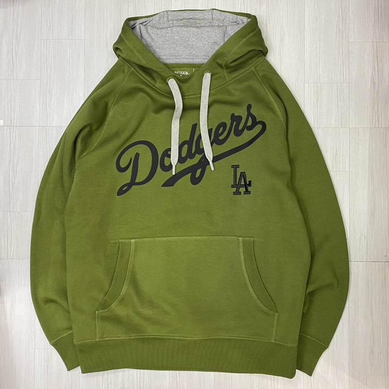 米国老舗ブランド Antigua ロサンゼルス ドジャース MLB オリーブ