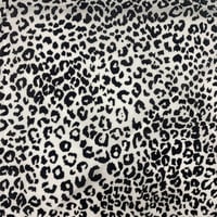 グラデーション ヒョウ柄 バンダナ Tiedye Leopard Bandana 大判サイズ 総柄 白 (BNDN82)