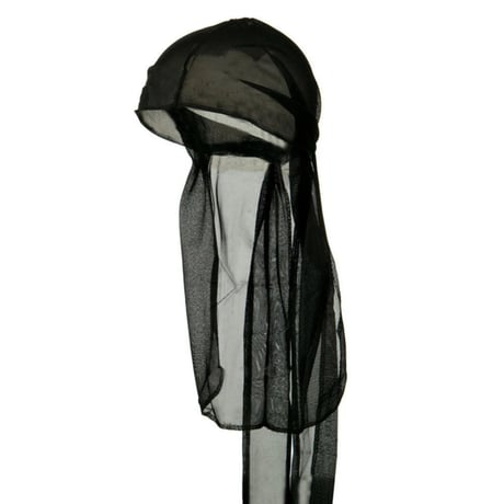 本場USAブランド MAGIC TIEDOWN タイダウン メッシュ ドゥーラグ  DU-RAG 黒 フリーサイズ