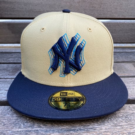 USA仕様 NEWERA 59FIFTY ニューヨーク ヤンキース  NY Yankees OVERLAP (19-24)