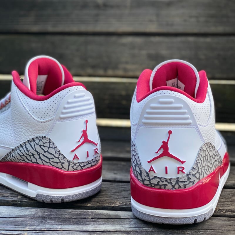 NIKE ナイキ AIR JORDAN3 RETRO エアジョーダン3 レトロ 白/カーディナ...