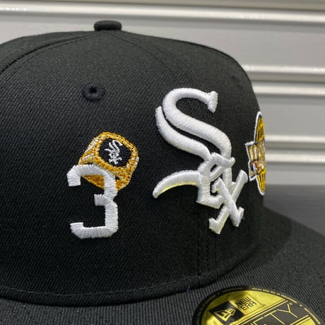 限定モデル 59FIFTY ニューエラ Newera ゴールドリングス W.SOX シカゴ ホワイトソックス MLB