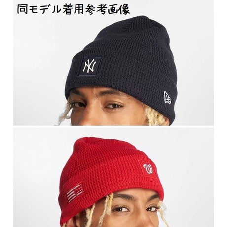 NEWERA ニューエラ MLB ニット帽 ボルティモア Orioles オリオールズ 黒 YOUTH 防寒