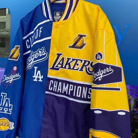 【限定】優勝記念スタジャン JHデザイン City Of Champions ロサンゼルス レイカーズ ドジャース