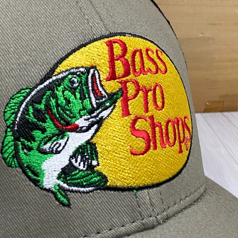 Bass pro shops バスプロショップス刺繍ロゴメッシュキャップ