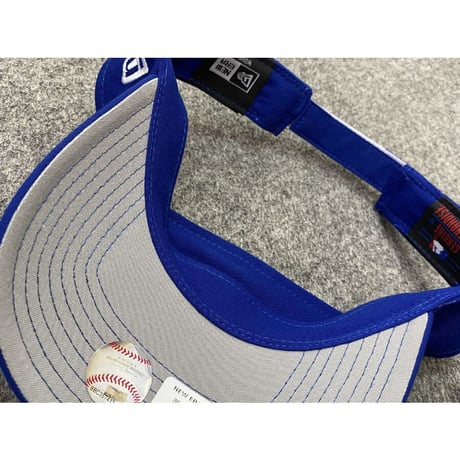 Essential ニューエラ NEWERA サンバイザー NY Mets ニューヨーク メッツ MLB メジャー サイズ調節可