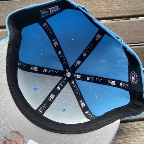 USA仕様 9FIFTY ニューエラ MLB ロサンゼルス ドジャース LA Dodgers スナップバックキャップ Essentials Sky Blue (950-203)