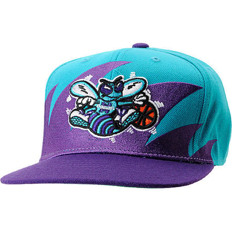 Mitchell&Ness NBA シャーロット ホーネッツ Hornets スナップバックキャップ SharkTooth