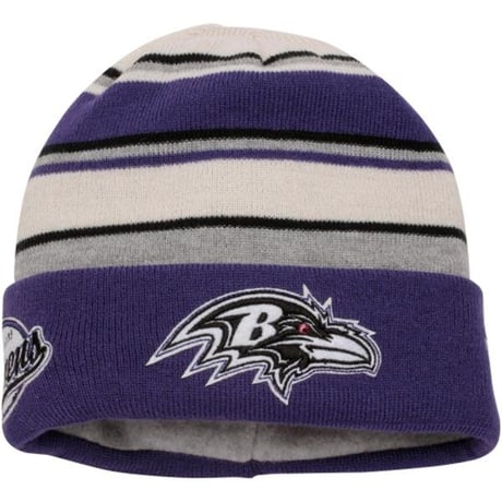 Newera ニューエラ 公式 ボルチモア Ravens レイブンズ  NFL ニット帽 ニットキャップ アメフト USA正規品