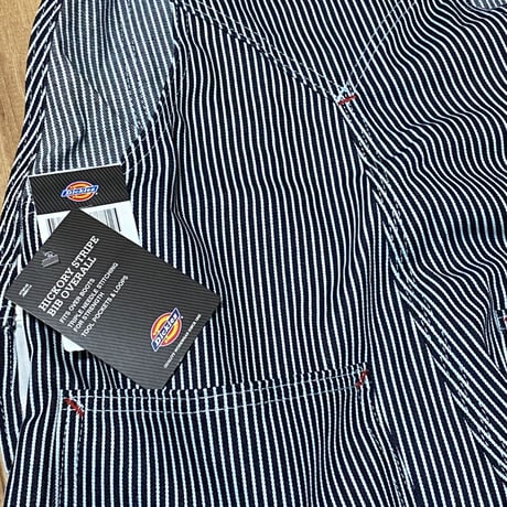 Dickies ディッキーズ  Bib Overall オーバーオール ヒッコリーストライプ USAモデル (OA10)