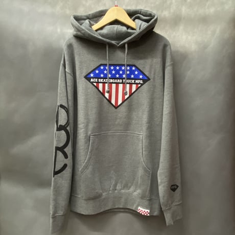 【S】 ダイヤモンドサプライ Diamond supply co. プルオーバー ACE パーカー LA スケートボード TRUCK