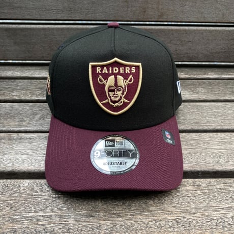 USA仕様 Newera ニューエラ NFL 9Forty A-Frame Aフレーム LV Raiders レイダース キャップ (940-47)