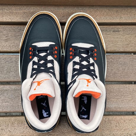 NIKE AIR JORDAN3 RETRO ナイキ エアジョーダン3 レトロ 黒/アースカラー/オレンジ (AJ61)