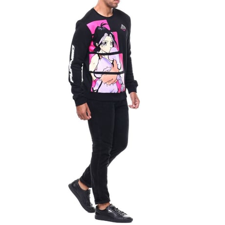 日本未入荷 ブラックピラミッド BLACK PYRAMID スウェット トレーナー Boxer ボクサーガール 黒