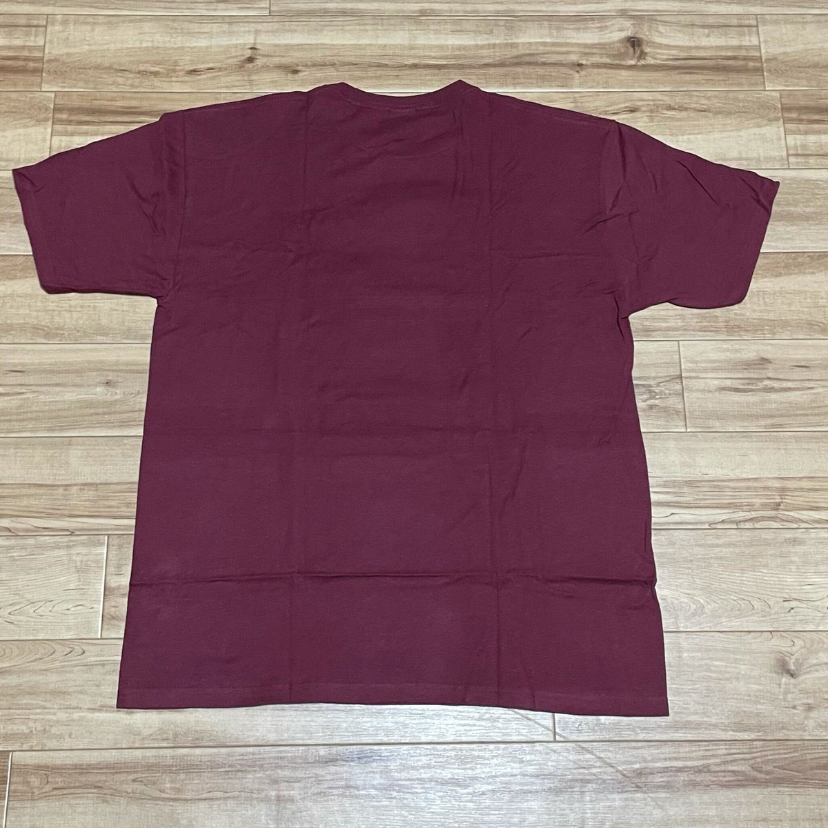 【L】 Stussy ステューシー SSリンクロゴ 半袖 Tシャツ 西海岸 Wine 