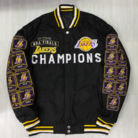 限定 JHデザイン LA レイカーズ Lakers ファイナル チャンピオン 17Time リバーシブル スタジャン