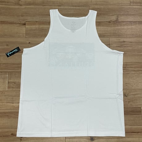 【2XL】 米国製 ダイヤモンドサプライ Diamond Supply Co タンクトップ 白 BRILLIANTボックスロゴ