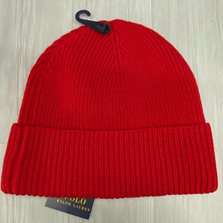 POLO RALPH LAUREN ラルフローレン ポロベア リブ編み ニットキャップ Christmas