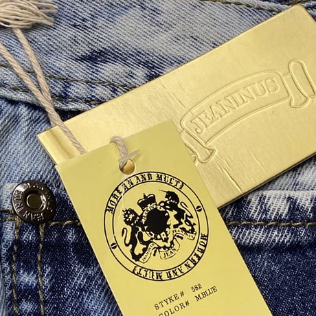 米国発 JEAN IN US ジーンインアス Acid Wash Distressed denim ケミカルウォッシュ ダメージジーンズ (JNS185)
