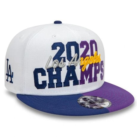 限定 ニューエラUSA デュアル チャンピオン 9Fifty メモリアルキャップ LA ドジャース レイカーズ