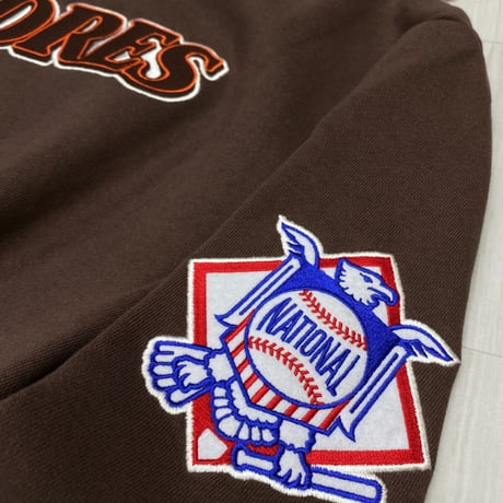 USA限定 Mitchell&Ness USA サンディエゴ パドレス Team Origins プルオーバー パーカー PADRES