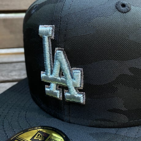 USA限定 NEWERA 59FIFTY ロサンゼルス ドジャース LA Dodgers ブラックシャドウ (15-32)