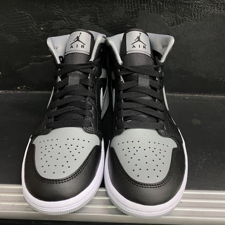 NIKE ナイキ AIR JORDAN1 MID エアジョーダン1 ミッドカット 黒/グレー (AJ76)