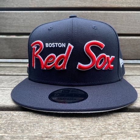 USA限定 9FIFTY ニューエラ MLB ボストン レッドソックス Redsox スナップバックキャップ Evergreen Script (950-213)