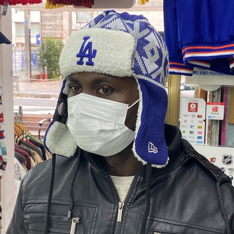 USA限定 ニューエラ Newera ロサンゼルス ドジャース Dodgers 空軍 トラッパーハット 極暖 ニット
