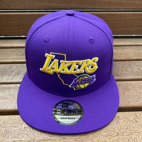 9FIFTY ニューエラ Newera ロサンゼルス レイカーズ Lakers STATE スナップバックキャップ NBA