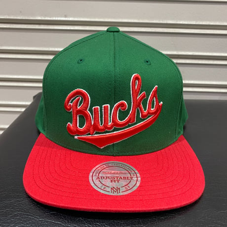 Mitchell&Ness ミッチェル&ネス NBA ミルウォーキー バックス Bucks スナップバックキャップ