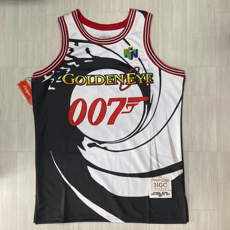 USA限定 Headgear Classics 任天堂 ゴールデンアイ 007 JamesBond バスケジャージ  (HGC38)