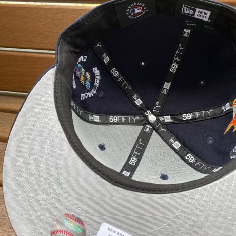 激レア USA限定 59FIFTY ニューエラ MLB ニューヨーク ヤンキース Yankees スクリブル Scribble (19-7)