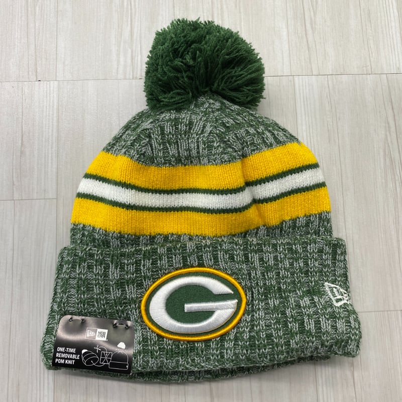 グリーンベイ・パッカーズ　NEW ERA　ニット帽　ポンポン Z30 ニューエラ ポンポンニット グリーンベイ パッカーズ NFL