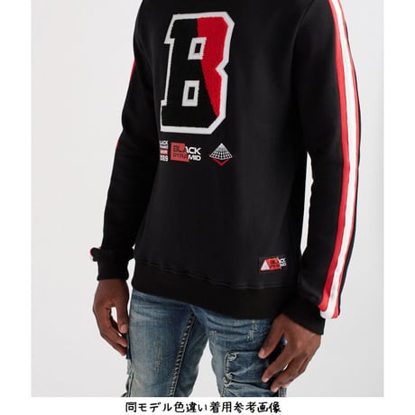 日本未入荷 BLACK PYRAMID ブラックピラミッド BLAST OFF スウェット トレーナー 白 BIG Bパッチ