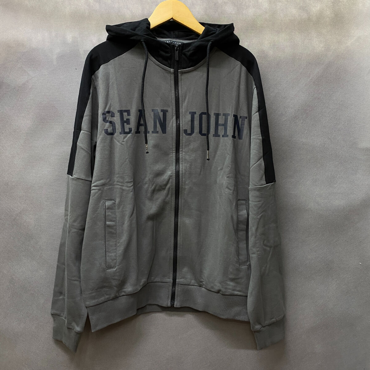 SEAN JOHN ショーンジョン ジップアップ パーカー  2XL  黒