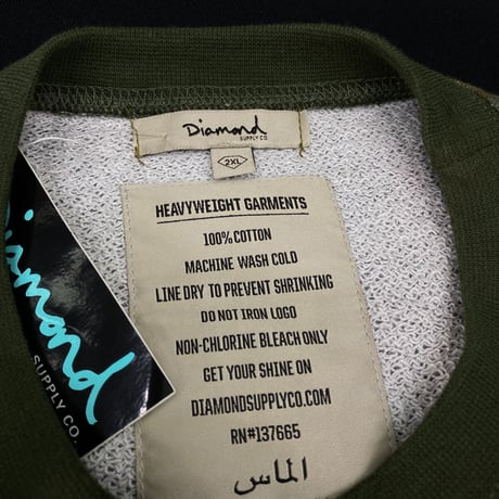Diamond Supply ダイヤモンドサプライ TonalCamo クルーネック スウェット トレーナー カモフラージュ