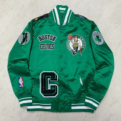 海外限定 PRO STANDARD プロスタンダード NBA セルティックス CELTICS サテン スタジャン
