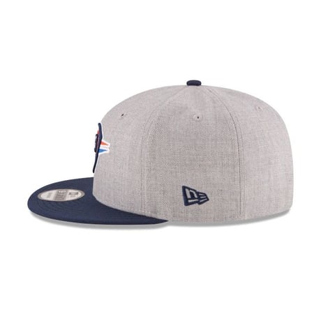Newera ニューエラ OKC オクラホマシティ Thunder サンダー NBA グレー 紺 スナップバックキャップ 9FIFTY