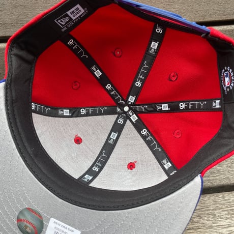 USA限定 9FIFTY ニューエラ MLB フィラデルフィア フィリーズ Phillies スナップバックキャップ ARCHIVE 赤 (950-224)