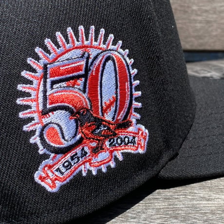 海外限定 Newera ニューエラ 9Forty Aフレーム Orioles ボルチモア オリオールズ キャップ 50th Anniv (940-177)