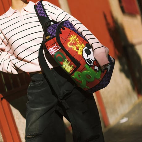 米国仕様 SPRAYGROUND スプレイグラウンド PEANUTS ピーナッツ JOE COOL ジョークール バックパック (BKPK63)