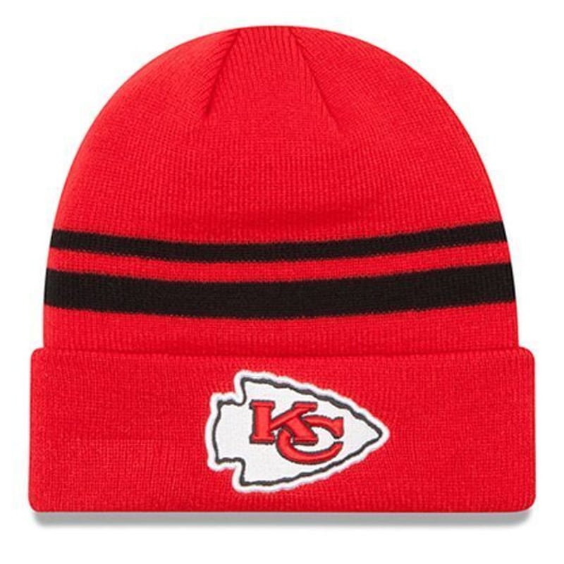 ニューエラ NEWERA ニット帽 カンザスシティ Chiefs チーフス KC 赤 