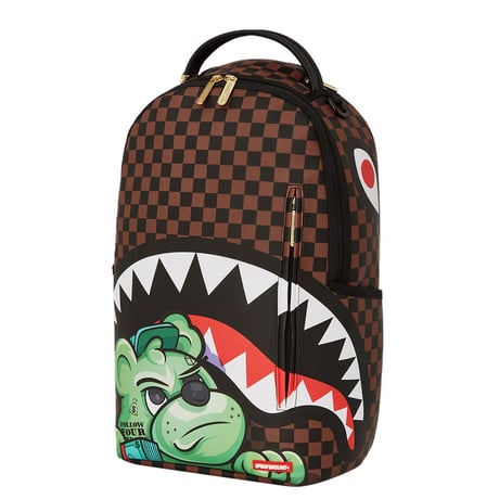 米国仕様 SPRAYGROUND スプレイグラウンド Money Grump マネーベア ビーガンレザー バックパック (BKPK19)