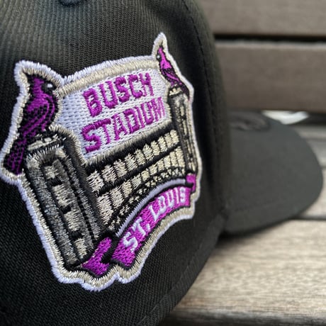 海外限定 Newera ニューエラ 9Forty Aフレーム Cardinals セントルイス カージナルス Busch Stadium キャップ (940-163)