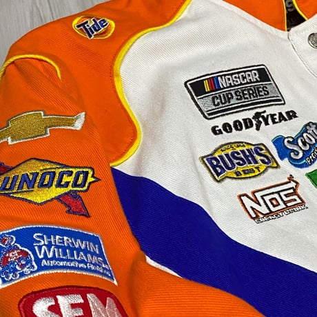 全米最強モータースポーツ NASCAR ナスカー JHデザイン TIDE レーシングジャケット R.PREEC ライアン プリース (NSCR19)